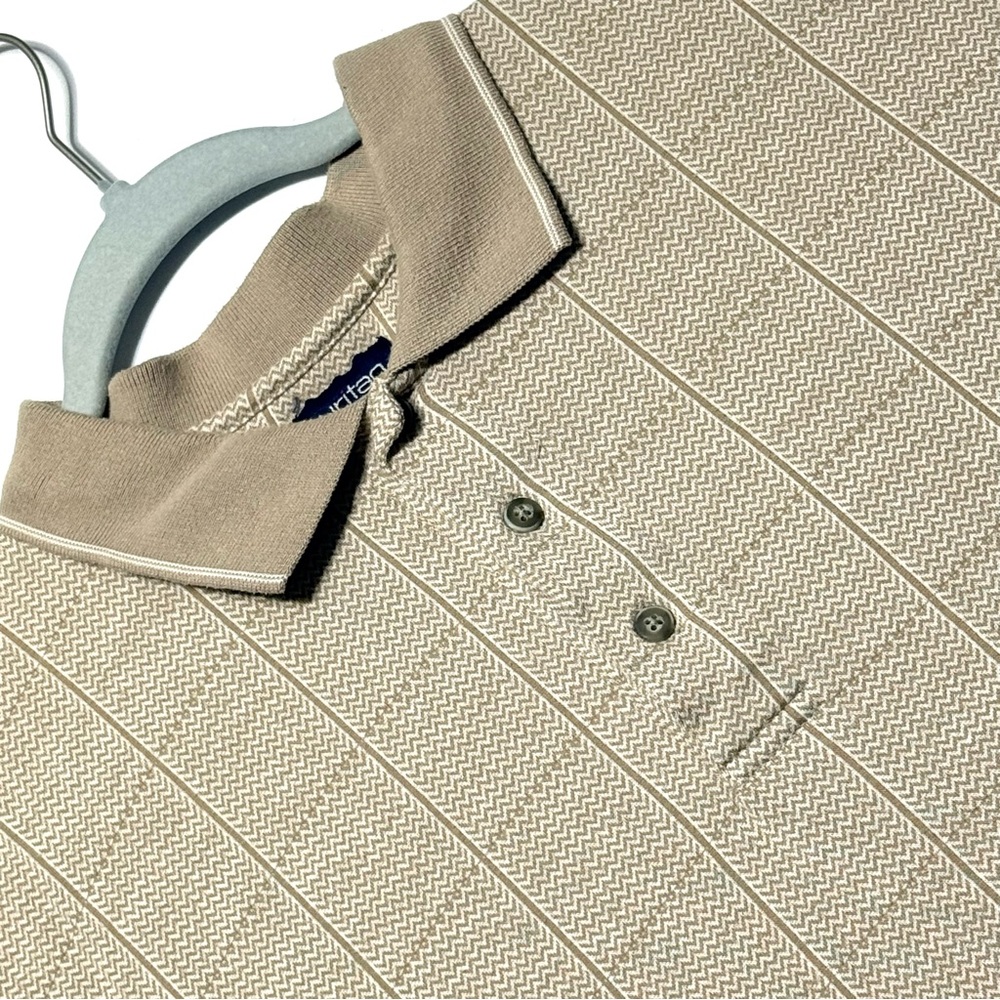 Puritan Textured Tan Polo Shirt‎ Size 2XLT